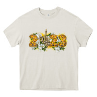 Cream 2023 skeleton middle finger new year Heavy Core Tee - CowGirlArtShop