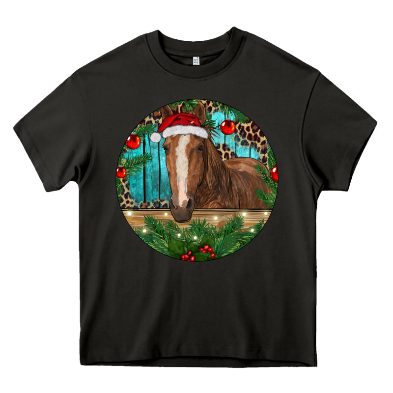 Brown Horse Christmas Heavy Core Tee by RanaPortraitStore | Teevron