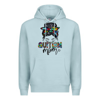 Blue Mist autism mom Premium Hoodie - CowhideDigitalArt
