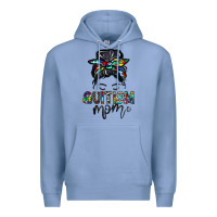Colony Blue autism mom Premium Hoodie - CowhideDigitalArt