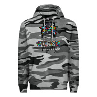 Slate Camo autism mom Premium Hoodie - CowhideDigitalArt