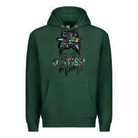 Sports Green autism mom Premium Hoodie - CowhideDigitalArt