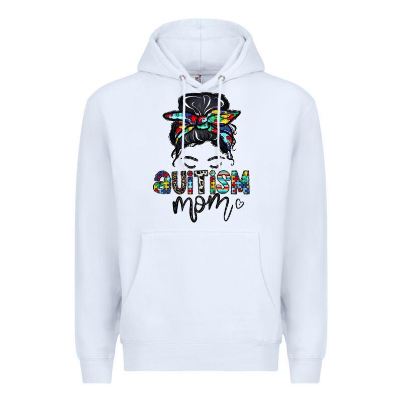 Autism Mom Premium Hoodie by CowhideDigitalArt | Teevron
