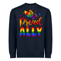 Navy proud ally Heavyweight Sweatshirt - JahusDesignShop