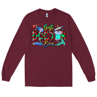 Burgundy Best Doctor Ever Long Sleeve Tee - CowhideDigitalArt