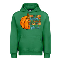 Emerald Autumn leaves and pumpkin please Urban Hoodie - RanaPortraitStore