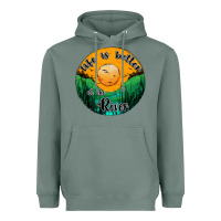 Sage life is better at the river Heavyweight Hoodie - JahusDesignShop