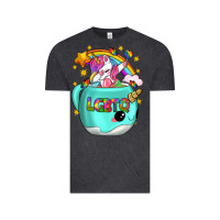 Vintage Black LGBTQ Unicorn And Narwhal Mug Vintage Tee - BundleAndBundleShop