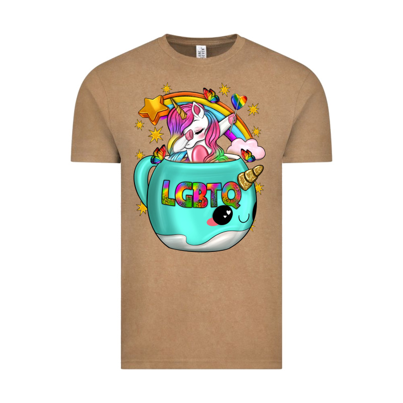 Lgbtq Unicorn And Narwhal Mug Vintage Tee by BundleAndBundleShop | Teevron