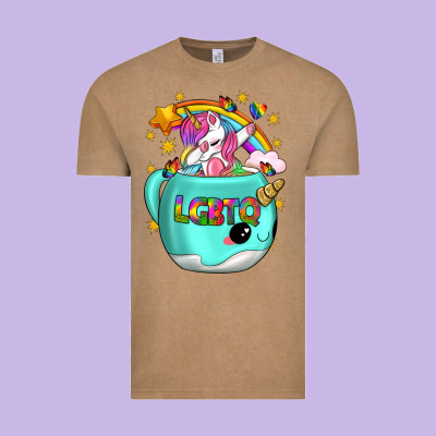 Lgbtq Unicorn And Narwhal Mug Vintage Tee Designed By Bundleandbundleshop