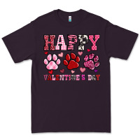 Plum happy valentine's day paws Premium Tee - OliviaCreatesArt
