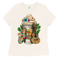 Bone Mexican Hot Coffee Cup Ladies Tee - FaDigitalArtStudio