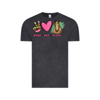 Vintage Black peace love horses Vintage Tee - RanaPortraitStore