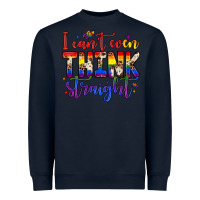 Navy i can't even think straight Heavyweight Sweatshirt - JahusDesignShop
