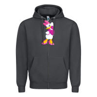 Smoke daisy duck Zipper Hoodie - baoMotion