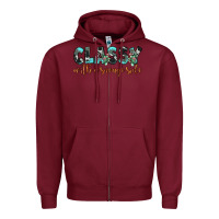 Burgundy classy with a savage side Zipper Hoodie - JahusDesignShop