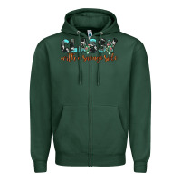 Sports Green classy with a savage side Zipper Hoodie - JahusDesignShop