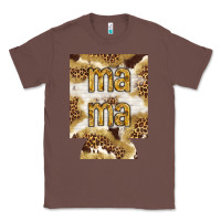 Chestnut Mama with leopard and cowhide regular can cooler Classic Tee - HowdyJamesFarm