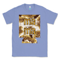Colony Blue Mama with leopard and cowhide regular can cooler Classic Tee - HowdyJamesFarm