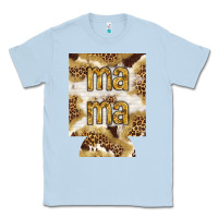 Dusty Blue Mama with leopard and cowhide regular can cooler Classic Tee - HowdyJamesFarm