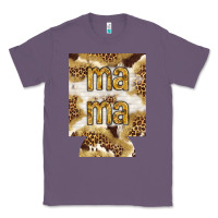 Lavender Mama with leopard and cowhide regular can cooler Classic Tee - HowdyJamesFarm
