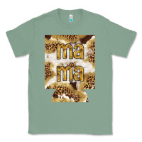 Sage Mama with leopard and cowhide regular can cooler Classic Tee - HowdyJamesFarm