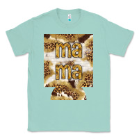 Seafoam Mama with leopard and cowhide regular can cooler Classic Tee - HowdyJamesFarm