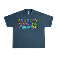 Midnight Navy Equality Is Beautiful Urban Heavy Tee - BundleAndBundleShop
