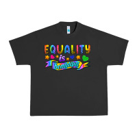 Pigment Black Equality Is Beautiful Urban Heavy Tee - BundleAndBundleShop
