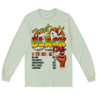 Matcha juneteenth black king Long Sleeve Tee - LillyAllenDesigns