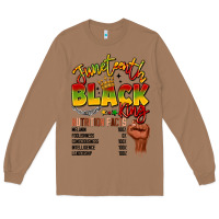 Toasted Coconut juneteenth black king Long Sleeve Tee - LillyAllenDesigns