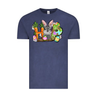 Vintage Denim hop easter day Vintage Tee - FaDigitalArtStudio