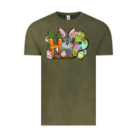 Vintage Olive hop easter day Vintage Tee - FaDigitalArtStudio