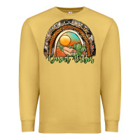Antique Gold desert vibes rainbow Premium Sweatshirt - JahusDesignShop