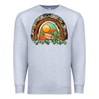 Heather Grey desert vibes rainbow Premium Sweatshirt - JahusDesignShop