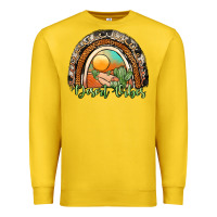 Lemon desert vibes rainbow Premium Sweatshirt - JahusDesignShop