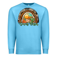 Ocean Blue desert vibes rainbow Premium Sweatshirt - JahusDesignShop