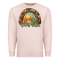 Pale Pink desert vibes rainbow Premium Sweatshirt - JahusDesignShop