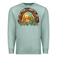 Seafoam desert vibes rainbow Premium Sweatshirt - JahusDesignShop