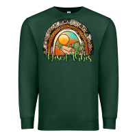 Sports Green desert vibes rainbow Premium Sweatshirt - JahusDesignShop