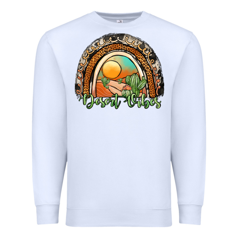 Desert Vibes Rainbow Premium Sweatshirt by JahusDesignShop | Teevron