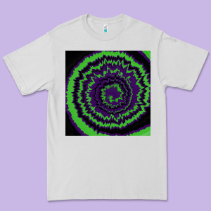 Halloween Tie Dye Pattern Black Premium Tee Designed By Ranaportraitstore
