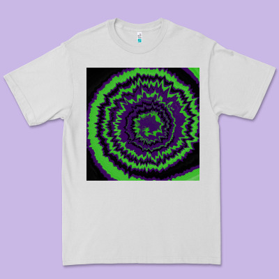 Halloween Tie Dye Pattern Black Premium Tee Designed By Ranaportraitstore