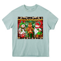Arona christmas snowman polar bear reindeer Heavy Core Tee - CowGirlArtShop