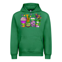 Emerald mardi gras coffee cups Urban Hoodie - Jasminsmagicworld
