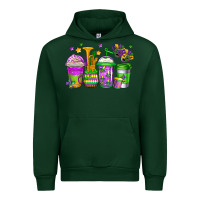 Forest Green mardi gras coffee cups Urban Hoodie - Jasminsmagicworld