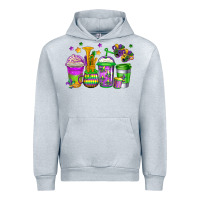 Heather Grey mardi gras coffee cups Urban Hoodie - Jasminsmagicworld