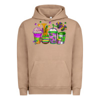 Pigment Burro mardi gras coffee cups Urban Hoodie - Jasminsmagicworld