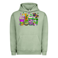 Pigment Oil Green mardi gras coffee cups Urban Hoodie - Jasminsmagicworld