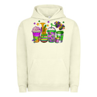 Pigment Pistachio mardi gras coffee cups Urban Hoodie - Jasminsmagicworld